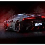 Cakapuzzle Lamborghini Sck Arkadan Görünüş Mdf 1000 Parça Puzzle