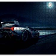 Cakapuzzle Lamborghini Veneno Arkadan Görünüş Mdf 1000 Parça Puzzle
