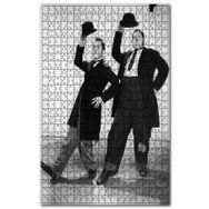 Cakapuzzle Laurel Hardy Filmde Dans Ahşap 500 Parça Puzzle