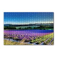 Cakapuzzle Lavanta Tarlası ve Yeşil Tepeler 120 Parça Ahşap Puzzle