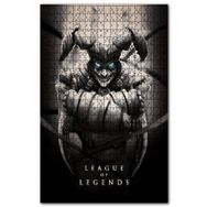 Cakapuzzle League ve Legends Shaco Fan Art Görseli Ahşap 255 Parça Puzzle