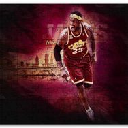 Cakapuzzle Lebron James Cleveland 23 Numaralı Formalı Mdf 1000 Parça Puzzle