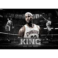 Cakapuzzle Lebron James Cleveland Cavaliers Kral 120 Parça Ahşap Puzzle