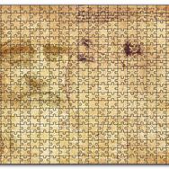 Cakapuzzle Leonardo Da Vinci ve Vitruvius Adamı Mdf 500 Parça Puzzle