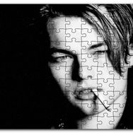 Cakapuzzle Leonardo Di Caprio Sigara İçen Karanlık Mdf 1000 Parça Puzzle