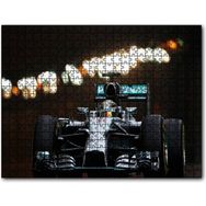 Cakapuzzle Lewis Hamilton Formula 1 2019 Yarışı Görseli Mdf 120 Parça Puzzle