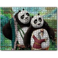 Cakapuzzle Li Shan ve Po İle Kung Fu Panda Görseli Mdf 120 Parça Puzzle