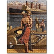 Cakapuzzle Limandaki Sevgililer Vedalaşıyor Görseli Ahşap 255 Parça Puzzle