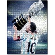 Cakapuzzle Lionel Messi2021 Arjantin Şampiyonluk Kupası Ahşap 255 Parça Puzzle