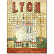 Cakapuzzle Lyon Şehrinden Bir Kesit Tarz Görseli Ahşap 1000 Parça Puzzle