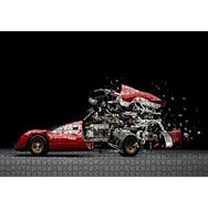 Cakapuzzle Makine Mühendisliği Tasarımı Görseli 120 Parça Ahşap Puzzle