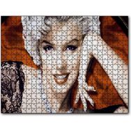 Cakapuzzle Marilyn Monreo Beyaz Saç Gülümseme Görseli Mdf 1000 Parça Puzzle