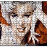 Cakapuzzle Marilyn Monreo Beyaz Saç Gülümseme Görseli Mdf 500 Parça Puzzle