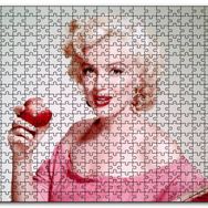 Cakapuzzle Marilyn Monroe Isırılmış Elma Mdf 1000 Parça Puzzle
