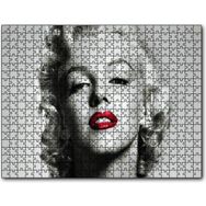 Cakapuzzle Marilyn Monroe Yakın Plan Kırmızı Dudaklar 255 Parça Puzzle