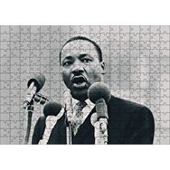 Cakapuzzle Martin Luther King Siyah Beyaz Ahşap 255 Parça Puzzle