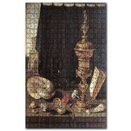 Cakapuzzle Masa Üzerinde Yağdanlık ve Antika Eşyalar Ahşap 255 Parça Puzzle