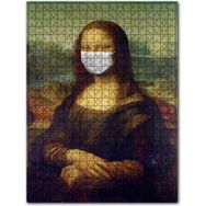 Cakapuzzle Maskeli Mona Lisa 120 Parça Puzzle