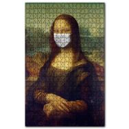 Cakapuzzle Maskeli Mona Lisa Ahşap 255 Parça Puzzle