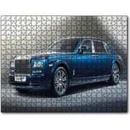 Cakapuzzle Mavi Rolls Royce Görseli Mdf 1000 Parça Puzzle