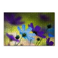 Cakapuzzle Mavi ve Mor Çiçekler 120 Parça Puzzle