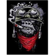 Cakapuzzle Maymun Grafiti Görsel Mdf 1000 Parça Puzzle