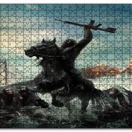Cakapuzzle Maymunlar Cehennemi Sezar Silahlı Komutan Mdf 1000 Parça Puzzle