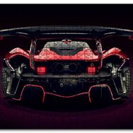 Cakapuzzle Mclaren P1 Gtr Arka Görünüş Mdf 1000 Parça Puzzle
