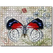 Cakapuzzle Mektup Zeminde Kelebek 1000 Parça Puzzle