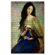 Cakapuzzle Mektupçu Kuş Kadın Ahşap 1000 Parça Puzzle