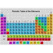 Cakapuzzle Mendeleev Kimya Periyodik Tablo Büyük Renkli 120 Parça Ahşap Puzzle