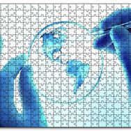 Cakapuzzle Mercekteki Harita Ahşap 255 Parça Puzzle