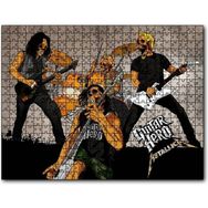 Cakapuzzle Metallica Guitar Hero Kurukafalar Mdf 120 Parça Puzzle