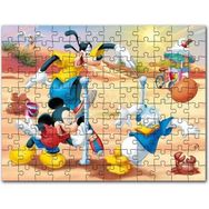 Cakapuzzle Mickey Mouse Goofy Donald Duck Plaj Voleybolu Mdf 255 Parça Puzzle