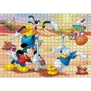Cakapuzzle Mickey Mouse Goofy Donald Duck Plaj Voleybolu Mdf 500 Parça Puzzle