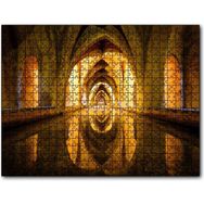 Cakapuzzle Mimari Sütunlar ve Tonozlar Mdf 1000 Parça Puzzle