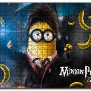 Cakapuzzle Minnion Potter Şemsiye ve Muzlar Görsel Mdf 1000 Parça Puzzle