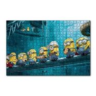 Cakapuzzle Minyonlar Animasyon Filmi 120 Parça Ahşap Puzzle