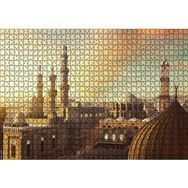 Cakapuzzle Mısır Ramazan Camii ve Şehir Manzarası 120 Parça Ahşap Puzzle