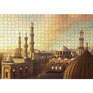 Cakapuzzle Mısır Ramazan Camii ve Şehir Manzarası Mdf 500 Parça Puzzle