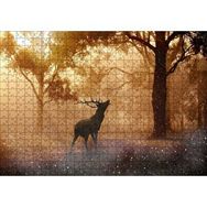 Cakapuzzle Mistik Orman Güneş Işıkları ve Geyik 255 Parça Puzzle