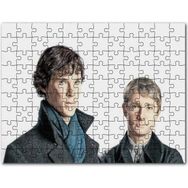 Cakapuzzle Modern Sherlock Holmes ve Dr Watson Mdf 255 Parça Puzzle