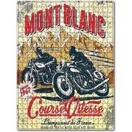 Cakapuzzle Mont Blanc Motorsiklet Hız Yarışı Görseli Ahşap 1000 Parça Puzzle