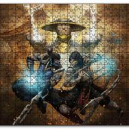 Cakapuzzle Mortal Kombat Raiden Sıfır Altı Akrep Görseli Mdf 1000 Parça Puzzle