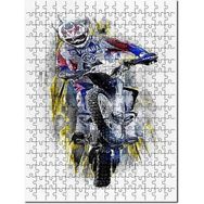 Cakapuzzle Motokros Spor Görsel Mdf 120 Parça Puzzle