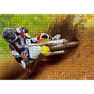 Cakapuzzle Motokros Spor Yarışı Anları 120 Parça Ahşap Puzzle