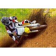 Cakapuzzle Motokros Spor Yarışı Anları Mdf 500 Parça Puzzle