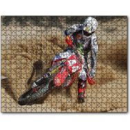 Cakapuzzle Motokros ve Çöl Kumları Mdf 120 Parça Puzzle