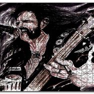 Cakapuzzle Motörhead Elektrogitar Karikatürize Çizim Mdf 1000 Parça Puzzle