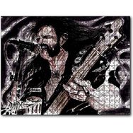 Cakapuzzle Motörhead Elektrogitar Karikatürize Çizim Mdf 120 Parça Puzzle